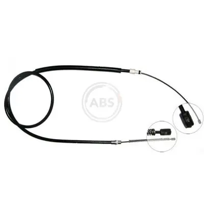Imprescindible (Must-Have) Cable de accionamiento, freno de estacionamiento A.B.S. K10406